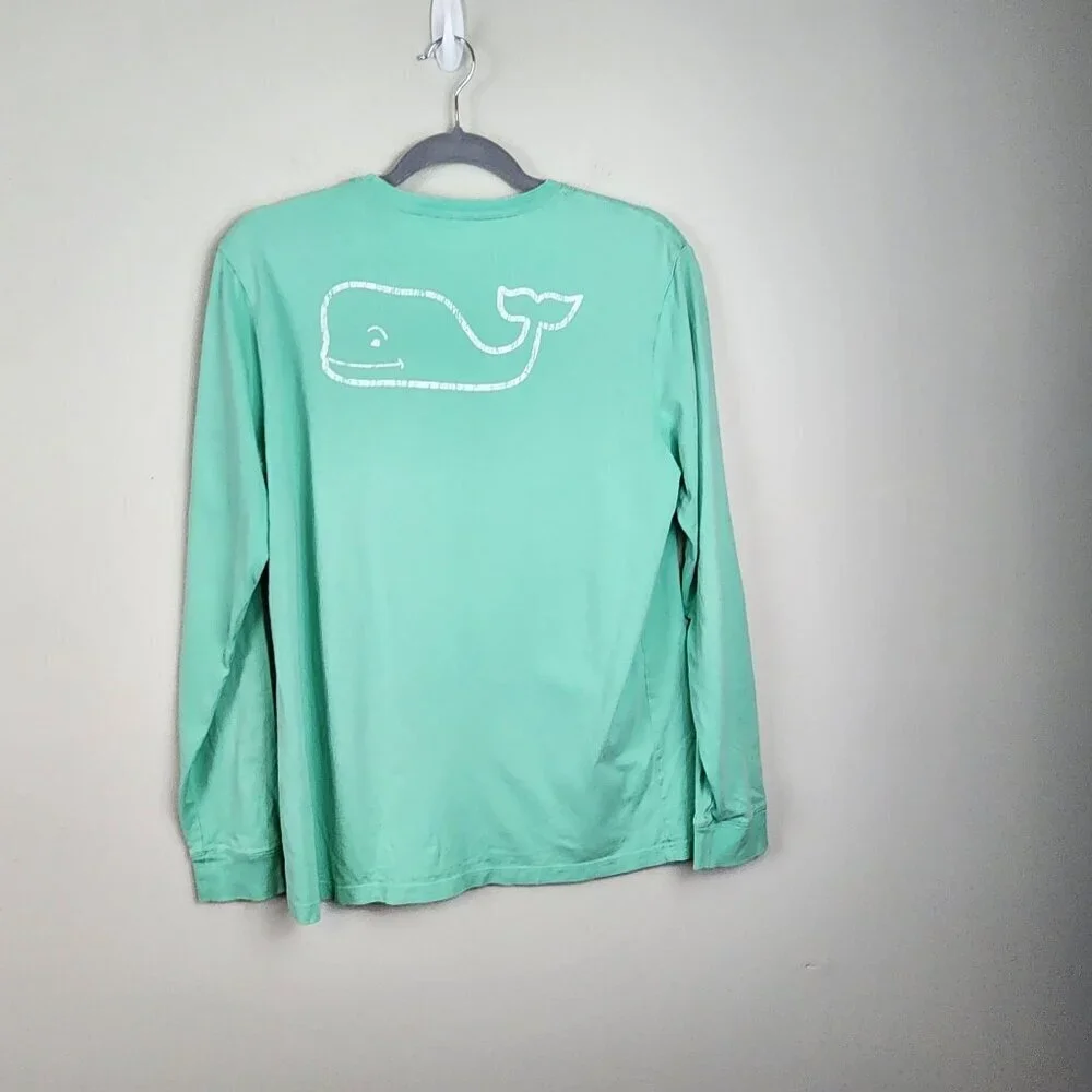 Vineyard Vines long sleeve shirt top sz XL / 18 boy girl whale logo